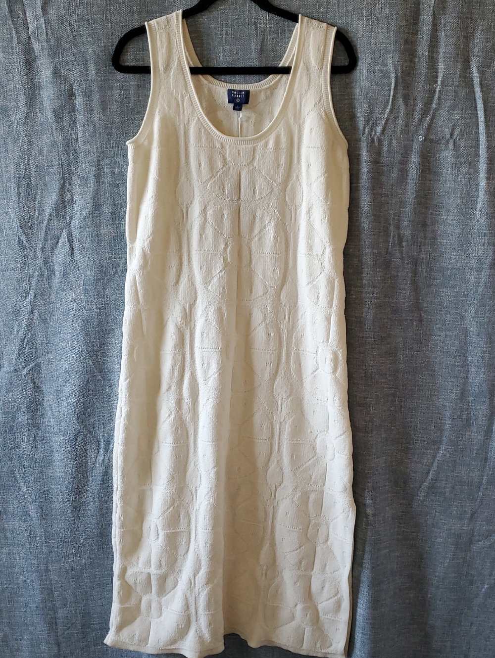 Roller Rabbit x Target Daisy Knit Terry Dress Ivory